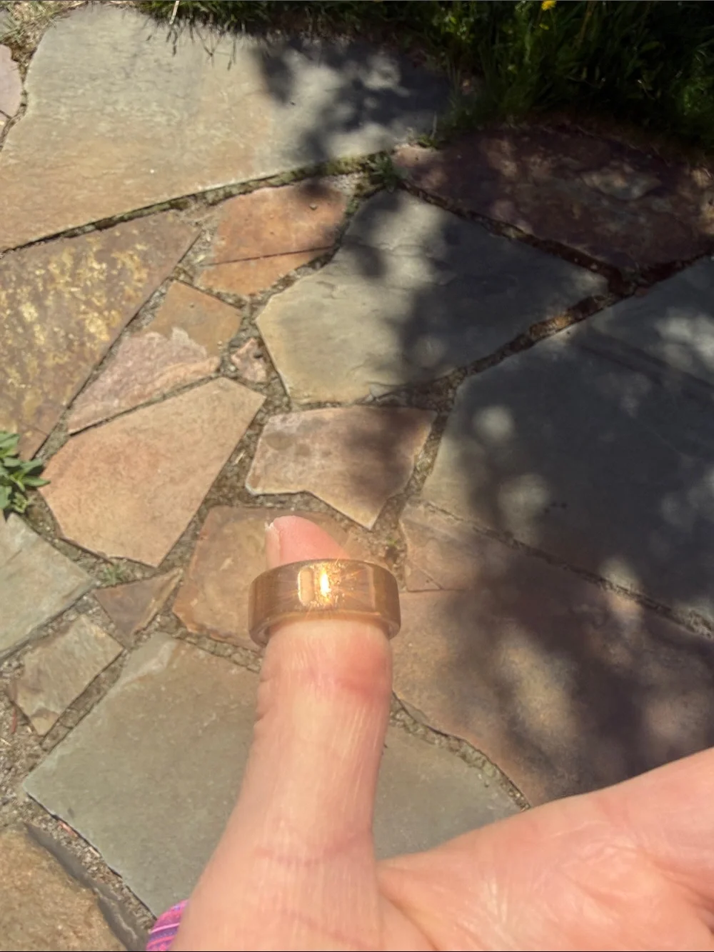 Oura gen 4 rose gold size 7
